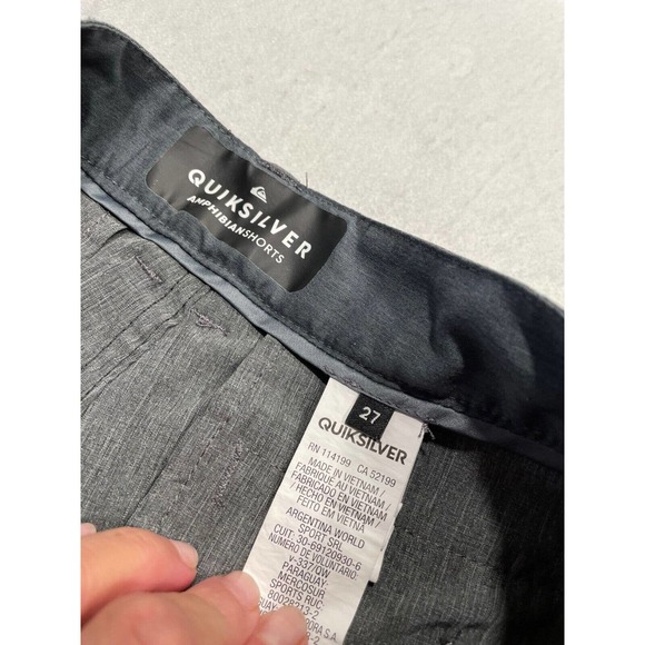 Quiksilver Size 27 Boys Union Amphibian Hybrid Shorts 4 Way Stretch Boardshorts - Picture 4 of 11